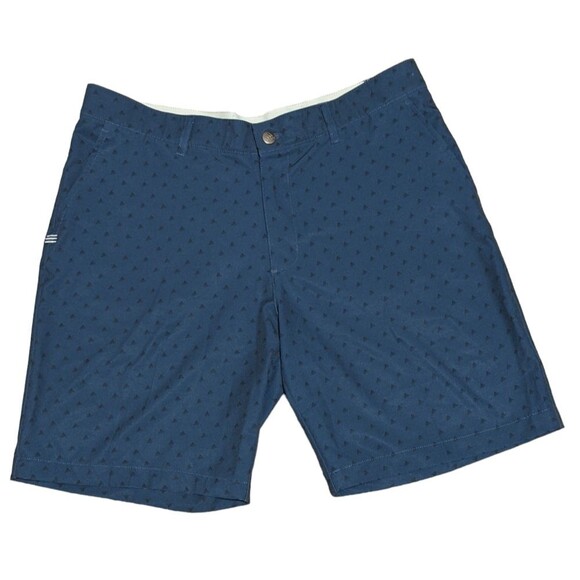 Adidas Ultimate 365 Allover Logo Adi Print Woven Shorts Royal Men's 36 - Picture 1 of 10
